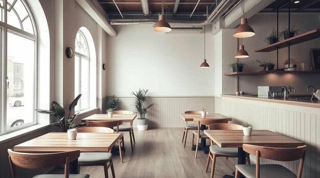 Evolution BBQ café interior.